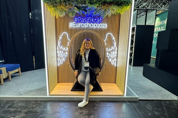 Anika Norgren poses for a photo at EuroShop 2023