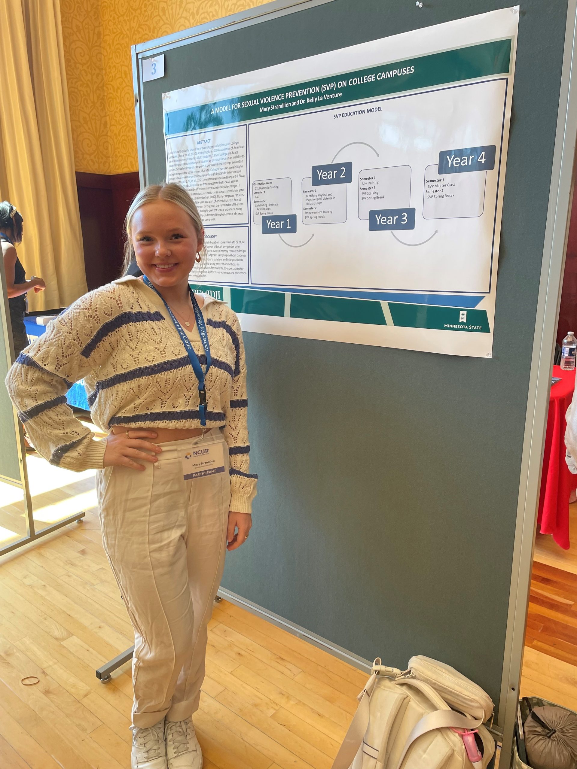 Macy Strandlien presented at the NCUR 2023 conference