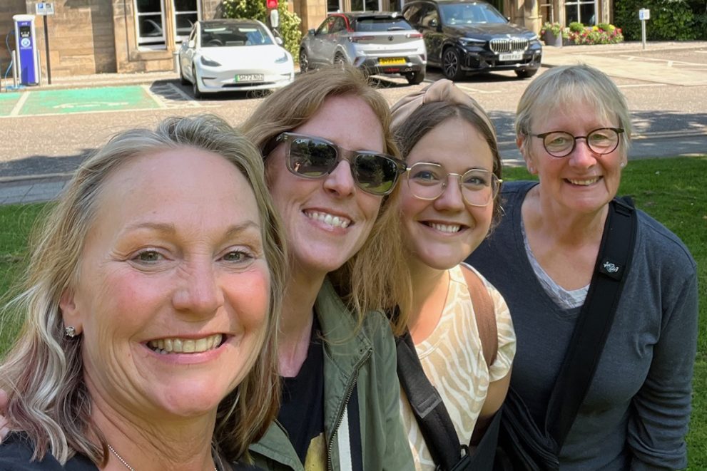 L-R: Elizabeth Letson, Dr. Angela Fournier, Dr. Sarah Cronin