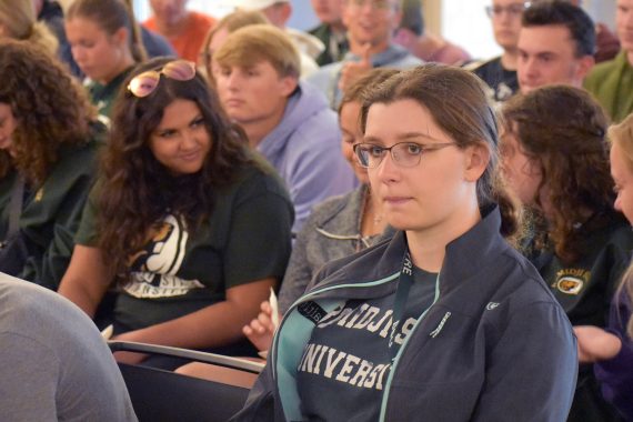 Students at BSU's 2023 Convocation.