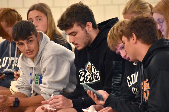 Students at BSU's 2023 Convocation.