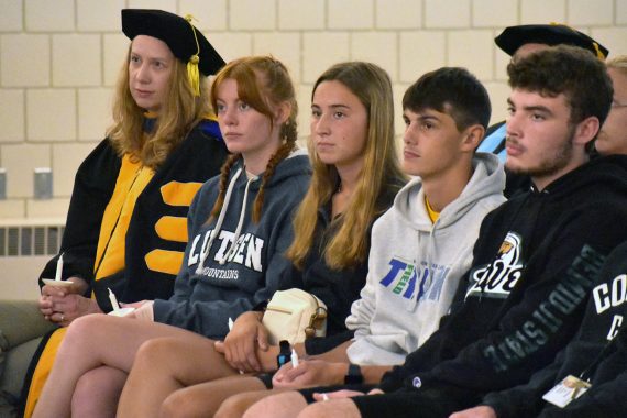 Students at BSU's 2023 Convocation.