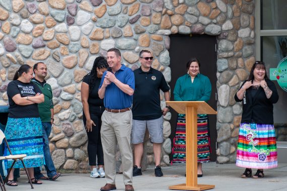 John Hoffman speaks at the AIRC Day of Welcome