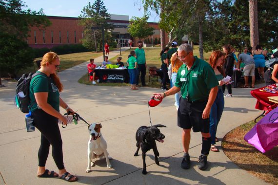 BSU staff with their dogs attend the Beaver Organization Bash
