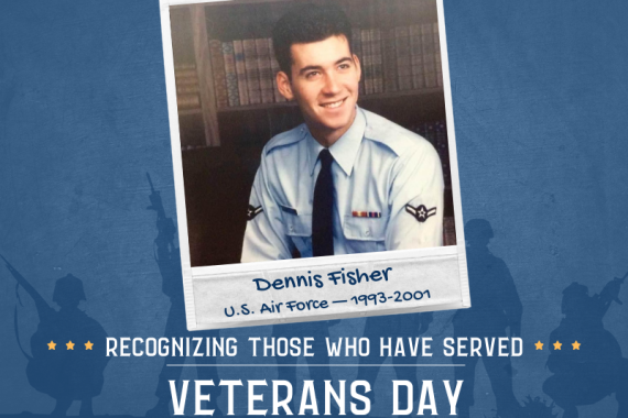 2023 Veterans Day photo of Dennis Fisher