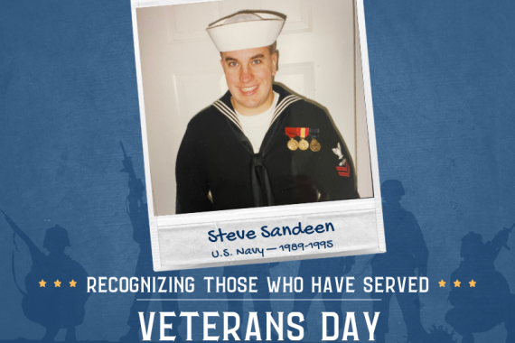 2023 Veterans Day photo of Steve Sandeen