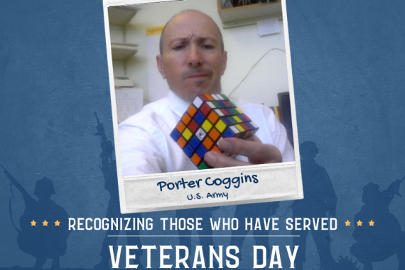 2023 Veterans Day photo of Porter Coggins