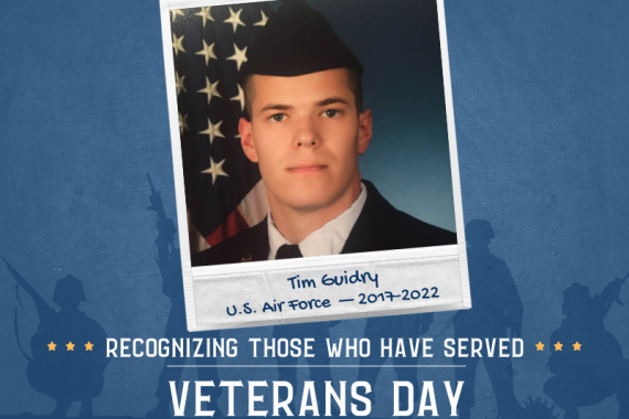 2023 Veterans Day photo of Tim Guidry