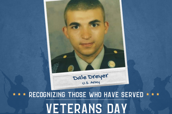 2023 Veterans Day photo of Dale Dreyer