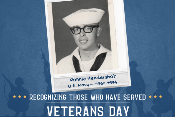 2023 Veterans Day photo of Ronnie Hendershot