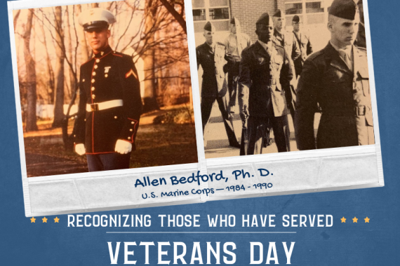 2023 Veterans Day photo of Dr. Allen Bedford