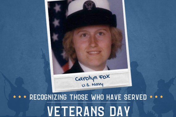 2023 Veterans Day photo of Carolyn Fox