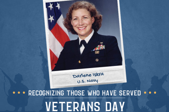 2023 Veterans Day photo of Darlene Iskra