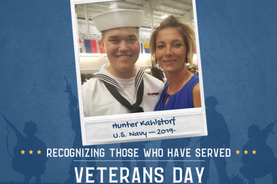 2023 Veterans Day photo of Hunter Kahlstort