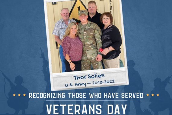 2023 Veterans Day photo of Thor Solien