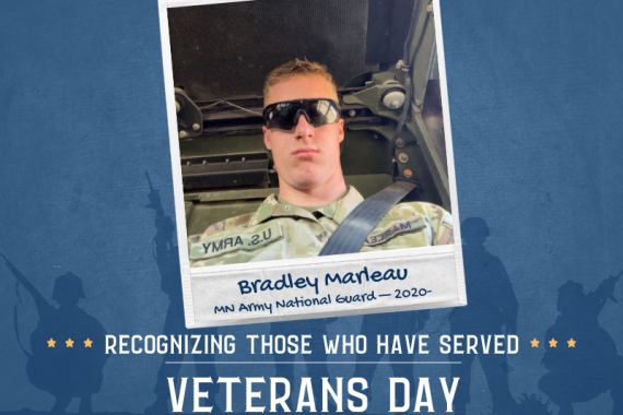 2023 Veterans Day photo of Bradley Marleau