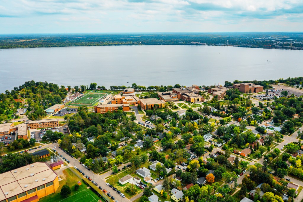 The Bemidji State University campus