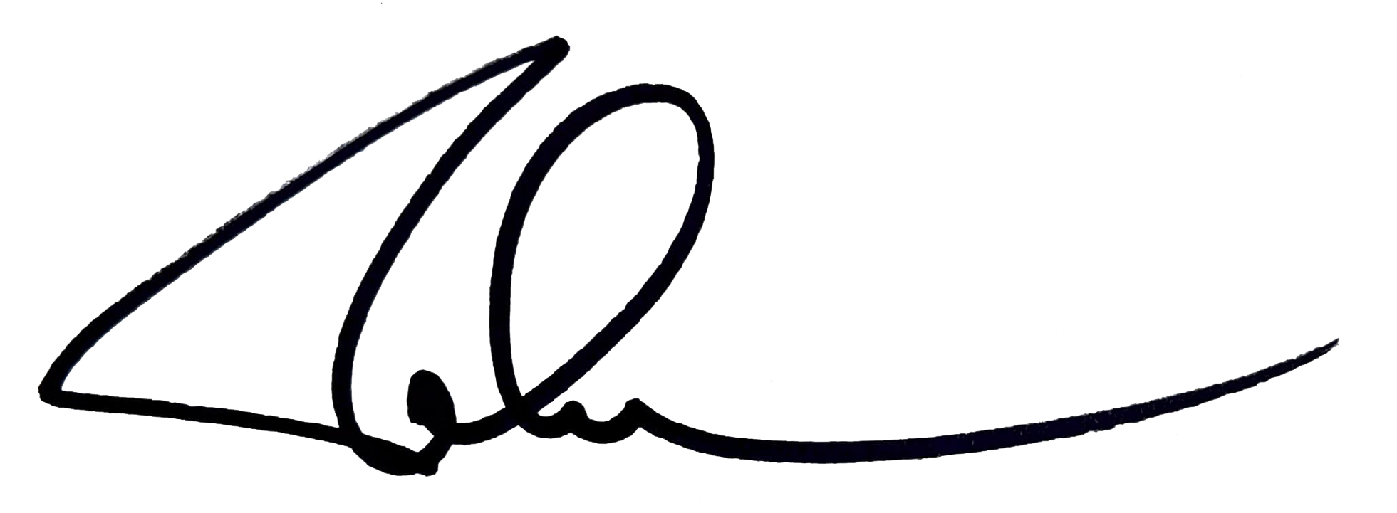 A signature of the name "John"
