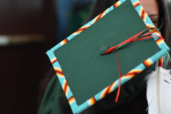 A decorated cap from BSU's Class of 2024