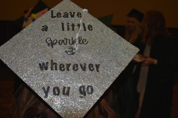 A decorated cap from BSU's Class of 2024