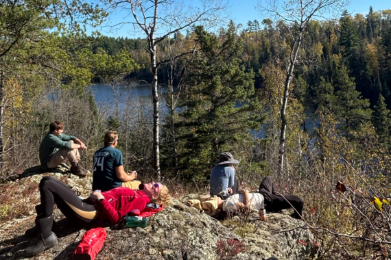 Students at Boundary Waters