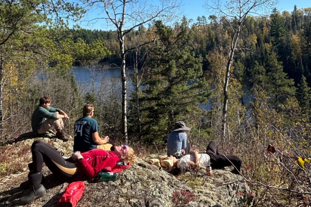 Students at Boundary Waters
