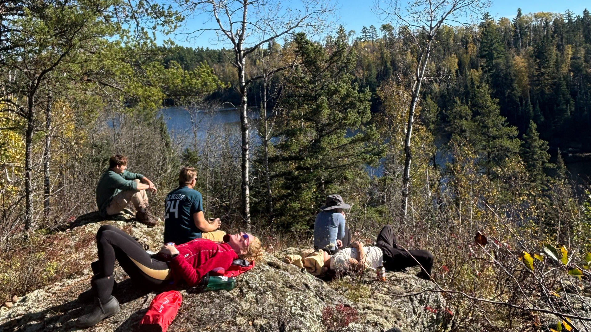 Students at Boundary Waters