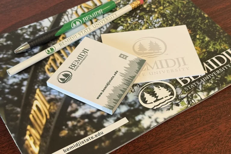 Bemidji State University logo usage.