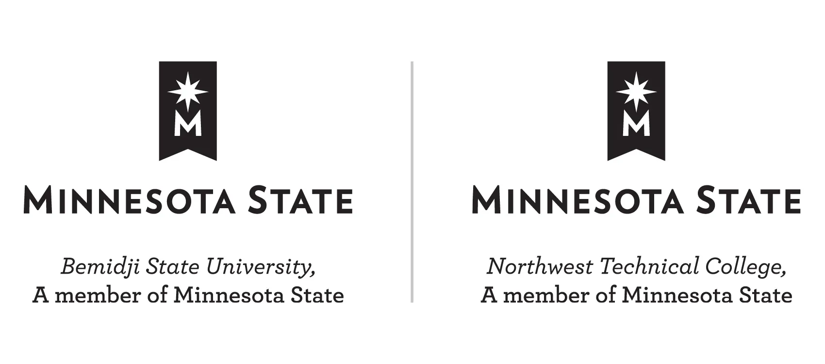 Logos: BSU and NTC co-branded with Minnesota State.