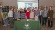 Sustainability Office students and staff gather for a photo at 2019 Feast of Green.