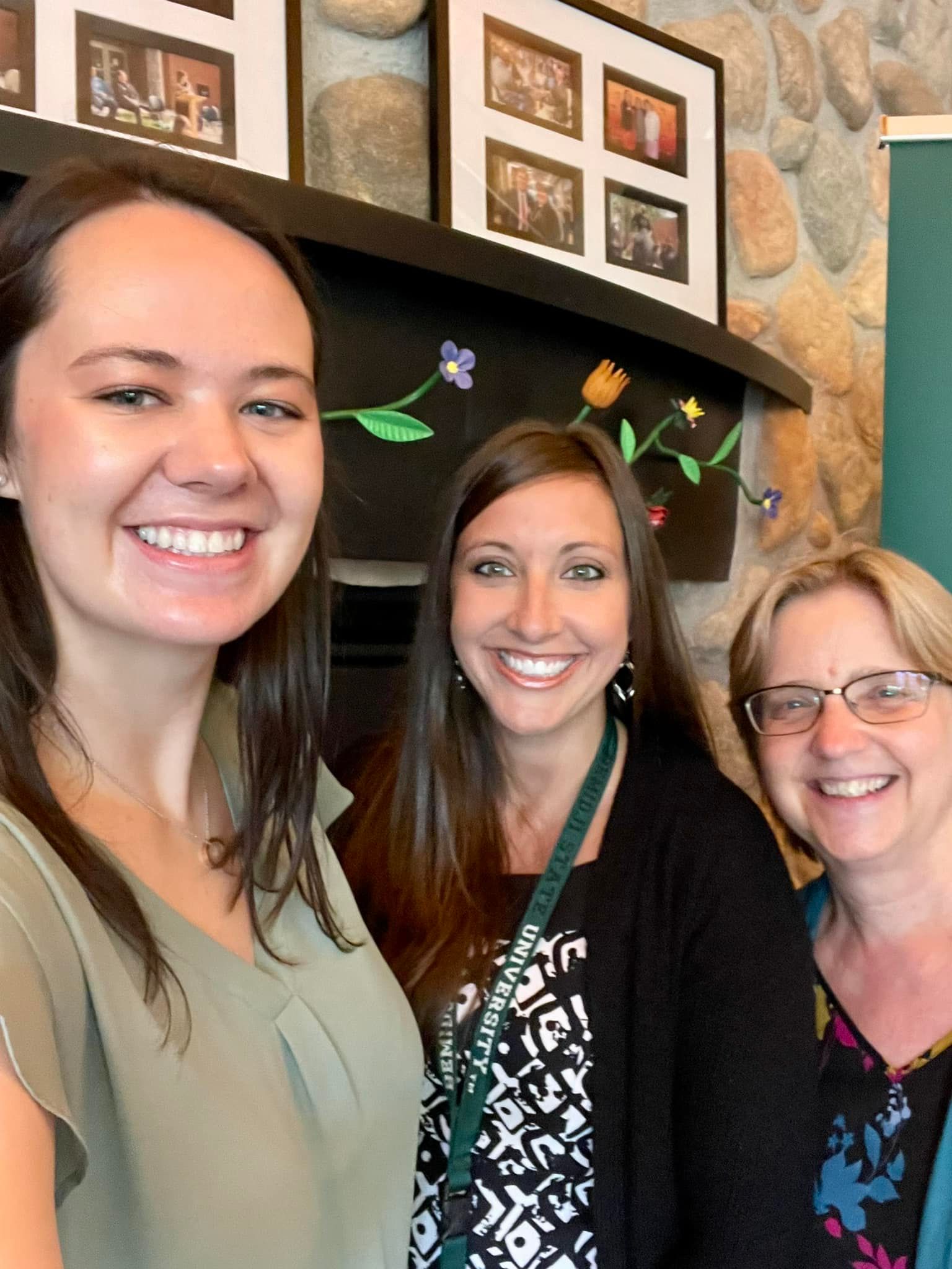 Clinical Experiences staff members at a Student Teaching Orientation event