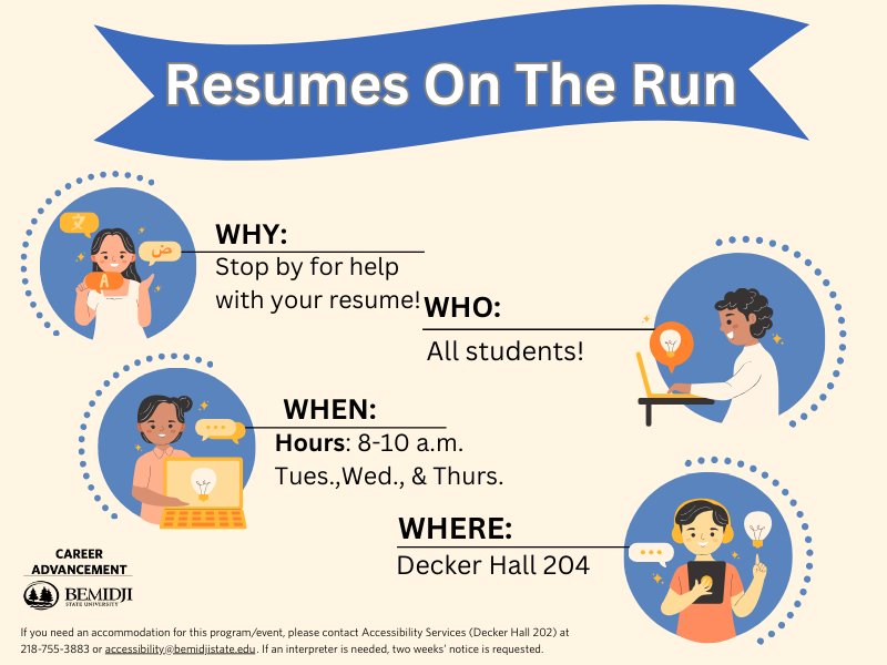Resumes on the Run