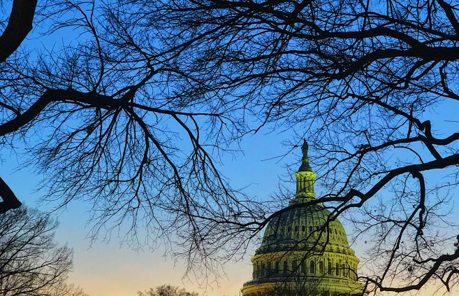 Capital Hill in the Dusk