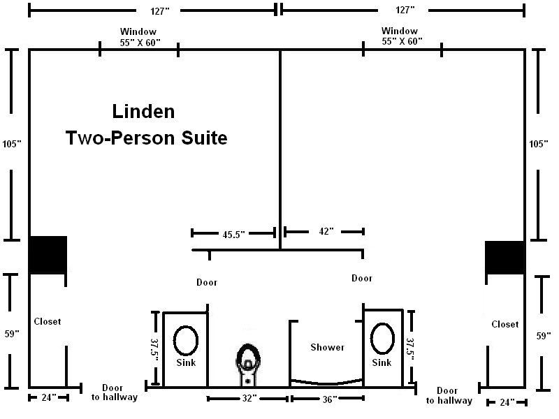Linden hall suite diagram