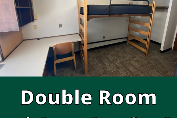 Double room with lofted bed