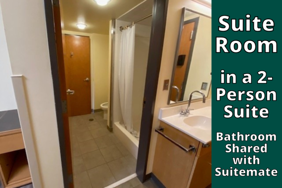 Linden Suite Shared Bathroom in a Two-Person Suite