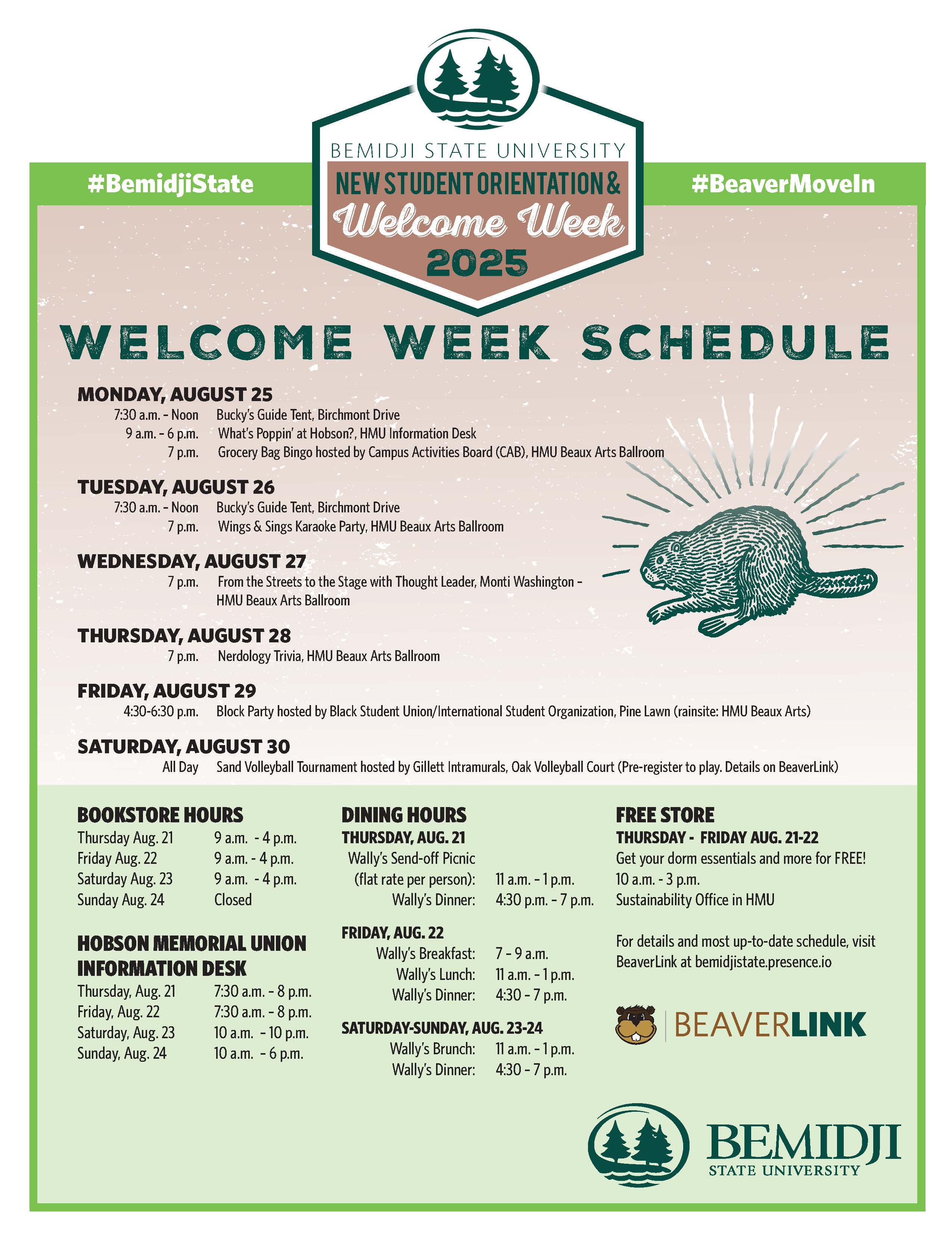Orientation & Week Student Activities Bemidji State University