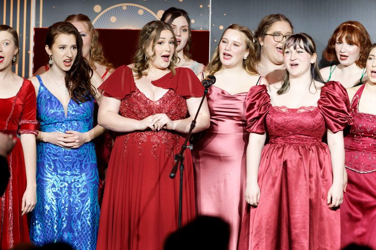 A chorus performance at BSU's 34th Opera Night Gala in April 2026.